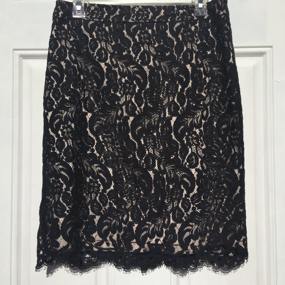 Black lace skirt size 6